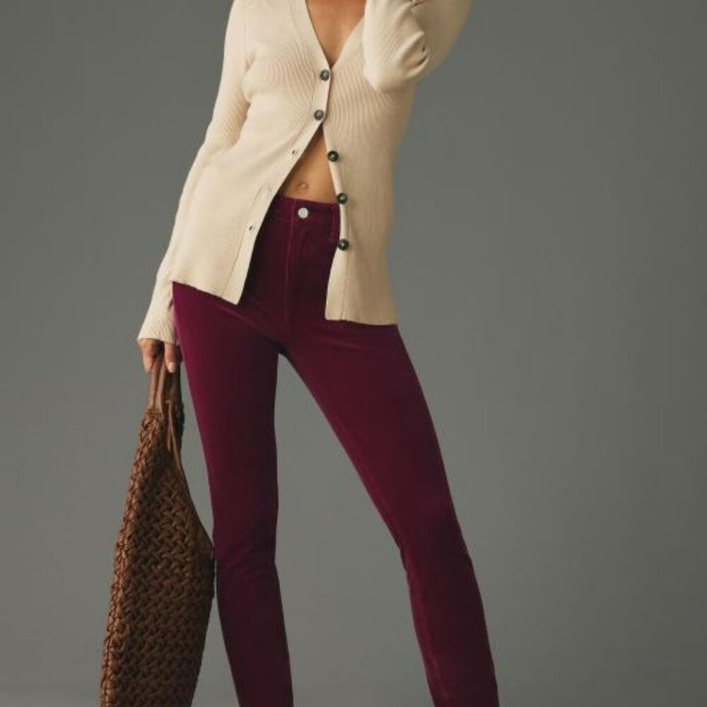 Pilcro Skinny Corduroy High-Rise Pants
